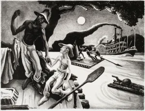 Thomas Hart Benton (1889-1975) Pencil Signed Lithograph SOLD $8000