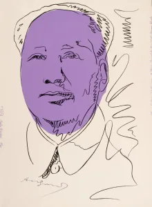 Andy Warhol (1928-1987)Purple Mao Screenprint SOLD $5500